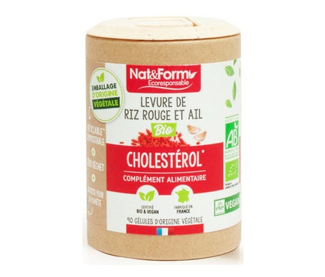 Nat&Form Bio Levadura Arroz Rojo y Ajo 90caps
