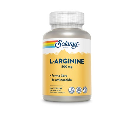 Solaray L Arginine 500mg 100caps
