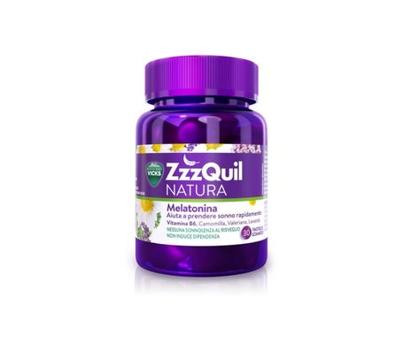 Vicks ZzzQuil Natura Melatonin 60 Tabletten
