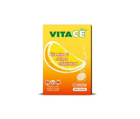 Vitacê Efervescente Sabor Naranja 20 comp | Natural Doctor
