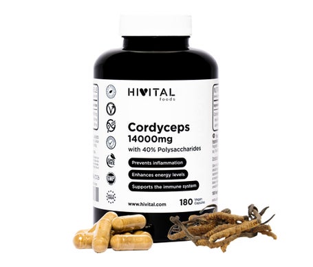 HIVITAL Cordyceps sinensis CS-4 14000 mg 180 cáps