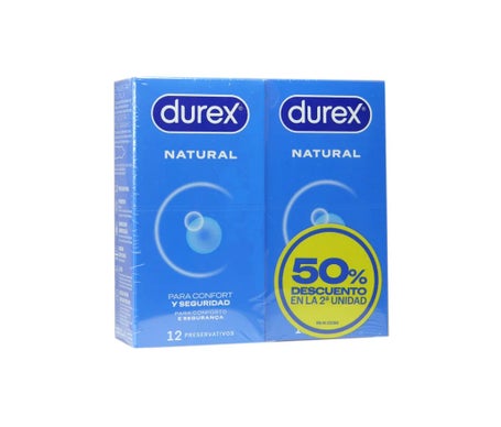 Durex Natural Preservativos 2 X12 uds