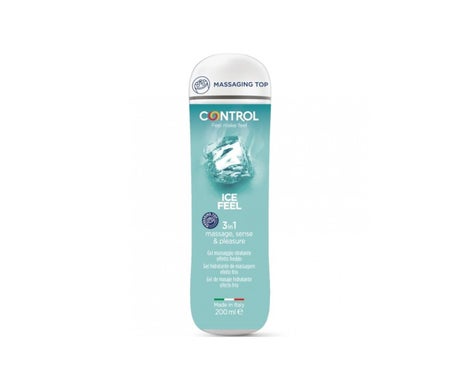 Control Ice Feel 3 en 1 Gel de Masaje Hidratante 200ml