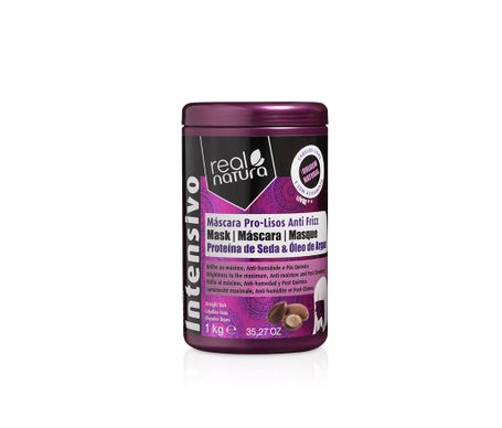 Real Natura Mascarilla sin Sal Pro-Lisos Anti Frizz Argán 1Kg