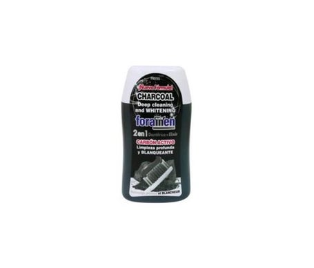 Foradent Crema Dental Charcoal Carbón Activo 2-en-1 100ml