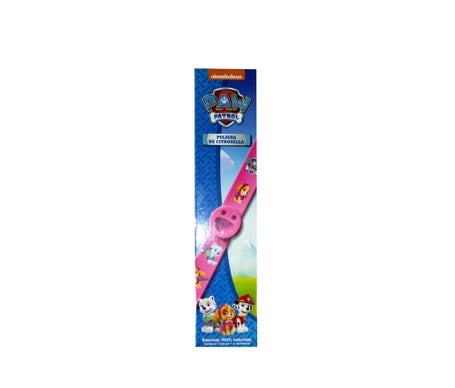 Paw Patrol pulsera de citronella Rosa 1ud