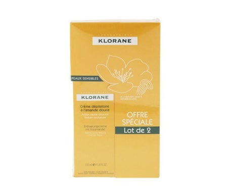 Klorane Crema para piernas Depil 2X150Ml