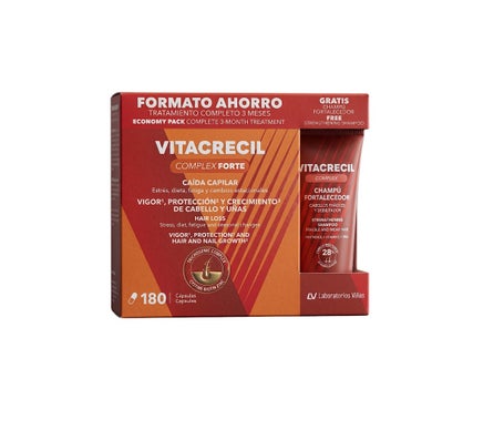 Vitacrecil Complex Forte 180 cápsulas + Champú 100ml