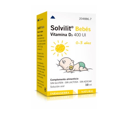Solvilit® Bebés Vitamina D3 400 UI 10ml