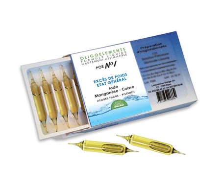 Bioligo Poe N°01 Algas Fucus y Diente de León Ampollas 20x2ml