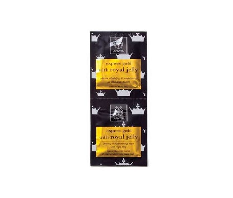 Apivita Express Gold mascarilla reafirmante jalea real 2udsX8ml