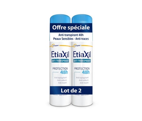Etiaxil Desodorante Anti-transpirante Protection 48h Aerosol 2x150ml