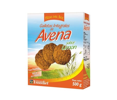 Hijas del Sol Galletas Integrales de Avena Sabor Limón 500 g
