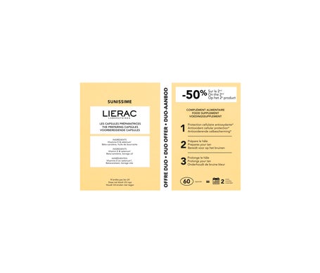 Lierac Sunissime Cápsulas Preparadoras para Bronceado 2x30caps