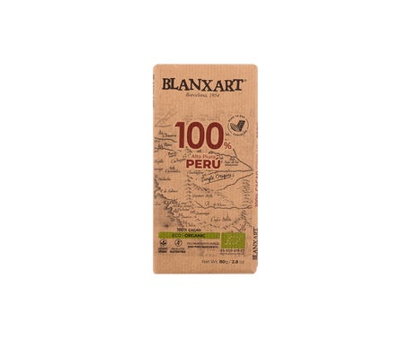 Blanxart Chocolate Negro 100% Perú Bio 80g