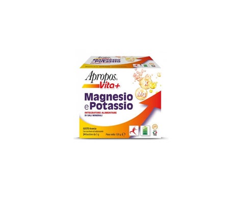Apropos Vita+ Magnesio y Potasio Sobres 24x5g