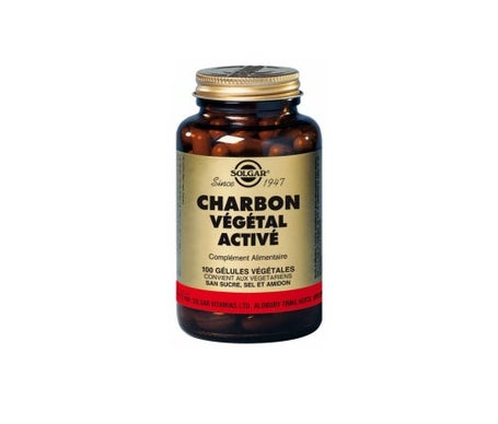 Solgar Carbón Vegetal Activado 100vcaps