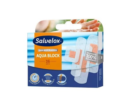 Salvelox Aqua Block Aposito Adhesivo 16 Unidades