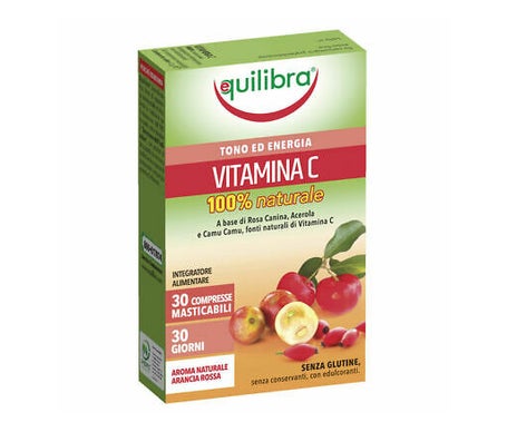 Equilibra Vitamina C 100% Natural 30 comp | Natural Doctor
