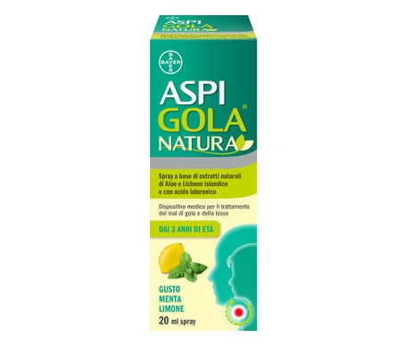 Bayer Aspi Gola Natura Spray Menta Limon 20ml