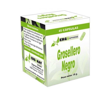Ergonat Galenic Ergosphere Grosellero Negro 45caps