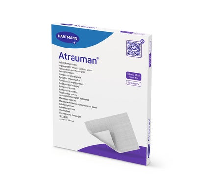 Hartmann Atrauman Vestido de interfaz de grasa 10cmx10cm 10uds