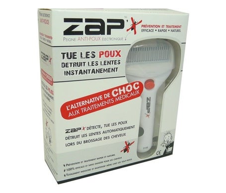 Zap Z100 peine electrónico lendrera antipiojos 1ud