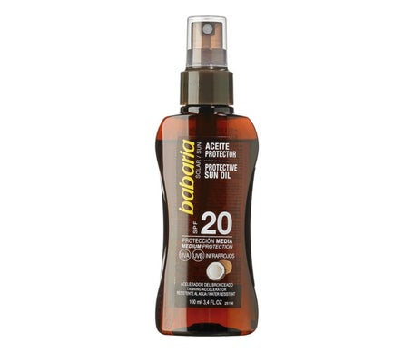 Babaria Coco Aceite Spf20 Proteccion Media 100ml
