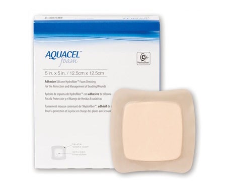 Aquacel Foam Apósito Adhesivo 12,5x12,5cm 16uds