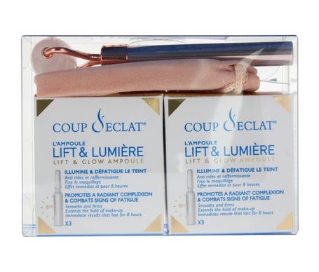 'Coup d''Eclat Set L''Ampoule Lift & Glow 6uds + Roller'
