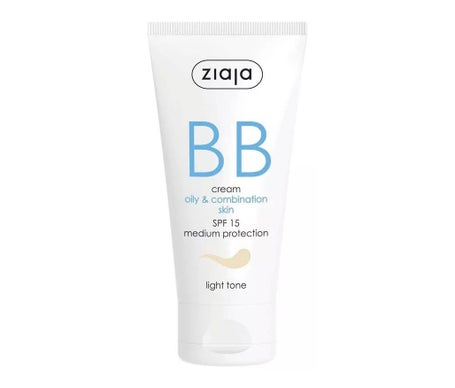 Ziaja Bb Cream Pieles Grasas Y Mixtas Spf15 Tono Claro 50ml