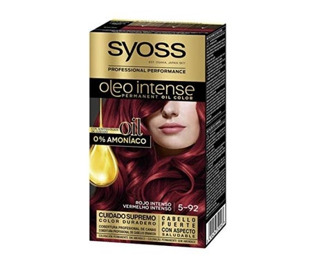 Syoss Oleo Intense Permanent Oil Color Rojo Intenso 5-92 50ml