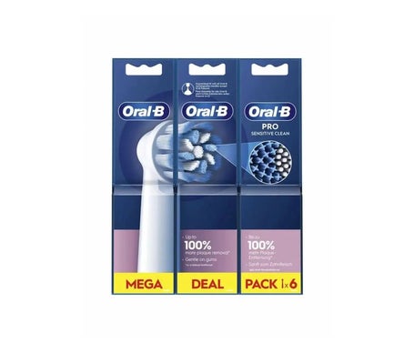 Oral-B Sensitive Clean Brush Head Recambio 6uds