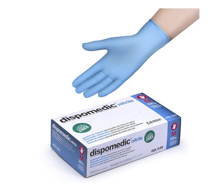 Dispomedic Guantes Nitrilo Talla L 100uds