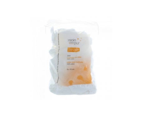Tetra Medical Rectángulos Algodón 8x10cm 200 rectángulos