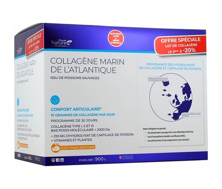 Pharm Nature Micronutrition Colágeno Marino del Atlántico Confort Articular 450g x 2uds
