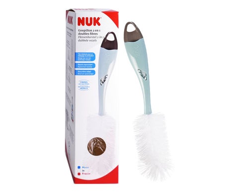 Nuk 2 en 1 Cepillo Doble de Fibra 1 ud