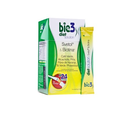 Bie3 Diet Solution Svetol y Biotina 24 sticks