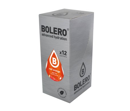 Bolero Preparado Para Bebida Sabor Naranja Roja 12 sobres