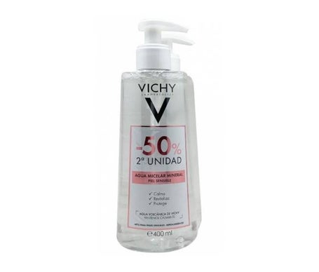 Vichy Pack Pureté Thermale Agua Micelar Mineral 2x400ml