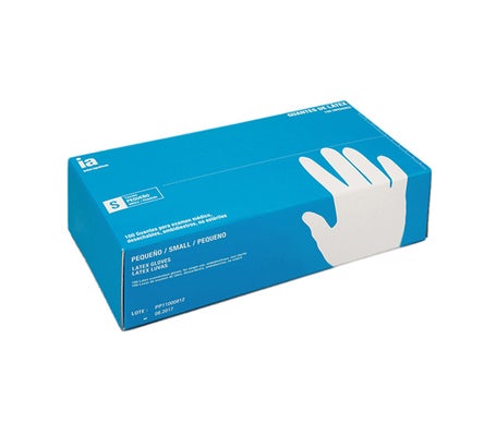 Interapothek Guantes de Látex con Polvo Talla S 100uds