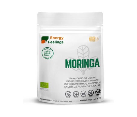 Energy Feelings Moringa Polvo Eco Vegan Sin Gluten 200g | Natural Doctor