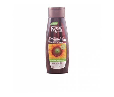 NaturVital Mascarilla Coloursafe Castaño 300ml