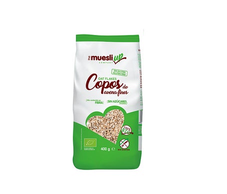 The Muesli Up Copos Avena Finos Sin Gluten Bio 400g