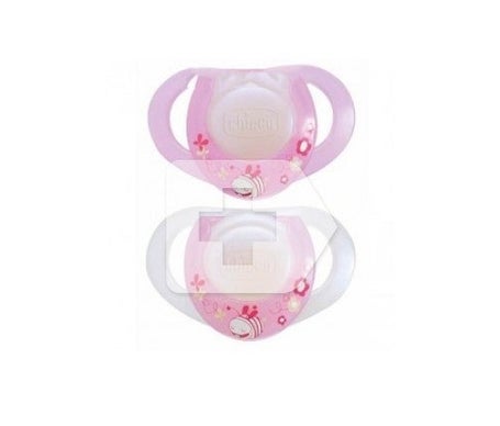 Chupete Chicco® physio para recién nacidos rosa 2uds