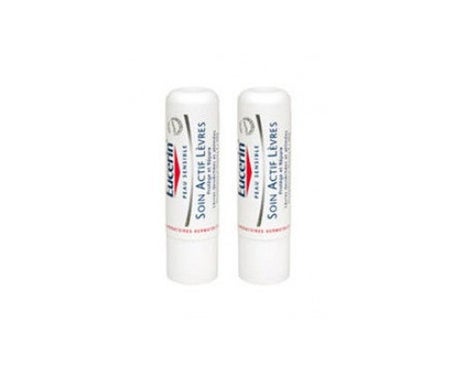 EUCERIN Cuidado activo de los labios 2 x 4,8 gramos