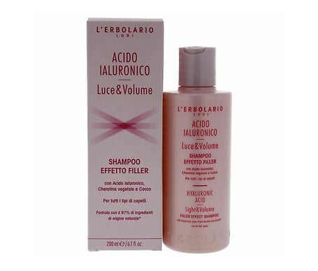 L'Erbolario Champú Ácido Hialurónico Luce & Volume 200ml