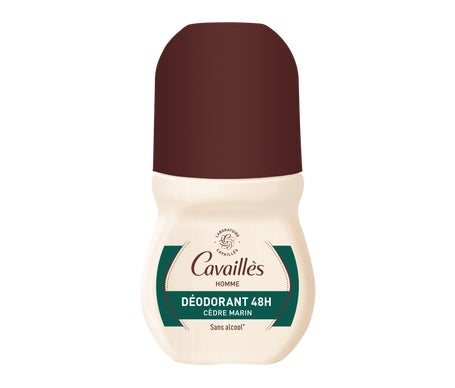 Cavaillès Anti-Transpirante Hombre Desodorante 48H Cedro Roll-on 50 ml