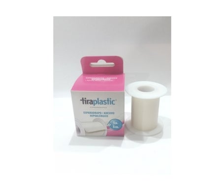 Tiraplastic Esparadrapo Hipoalergénico 5cm x 5m 1ud