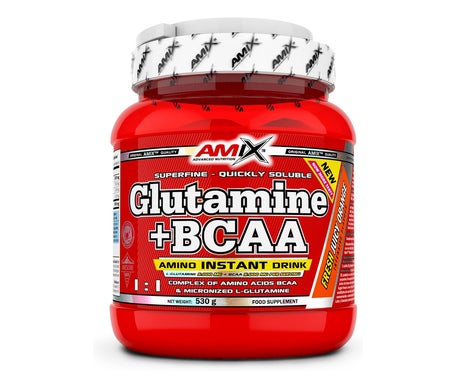 Amix Glutamine+BCAA Naranja 530g